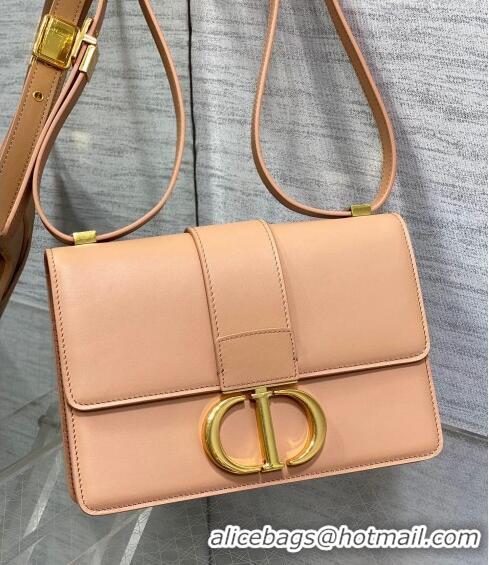 Inexpensive Dior 30 Montaigne Bag in Box Calfskin DR111502 Rose Beige