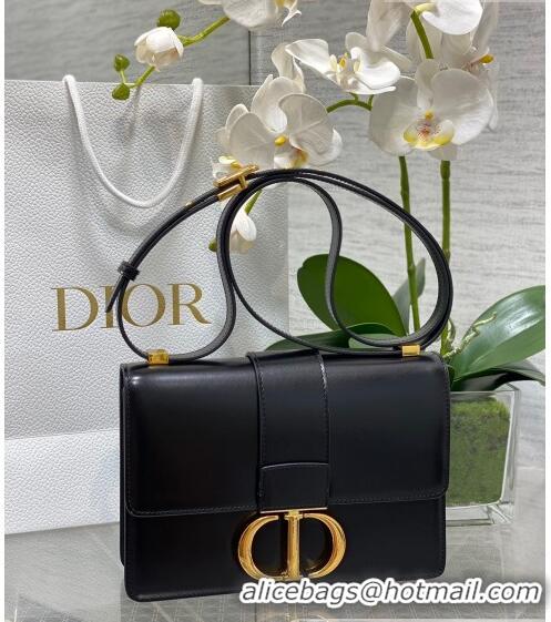 Well Crafted Dior 30 Montaigne Bag in Box Calfskin DR111502 Black 2023