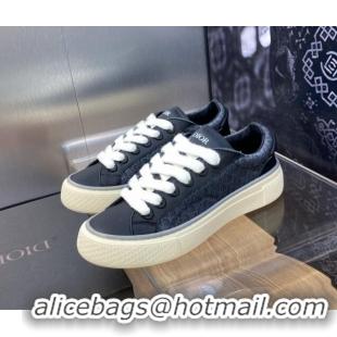 Purchase Dior B33 Low-top Sneakers in Black Oblique Jacquard and Leather 103089