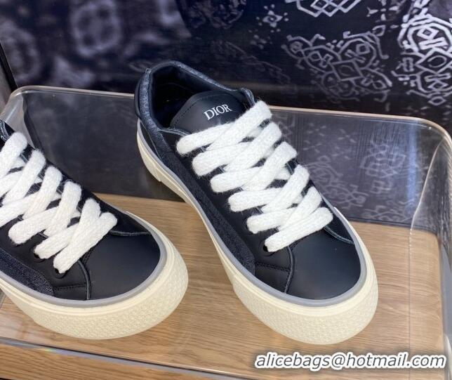 Purchase Dior B33 Low-top Sneakers in Black Oblique Jacquard and Leather 103089