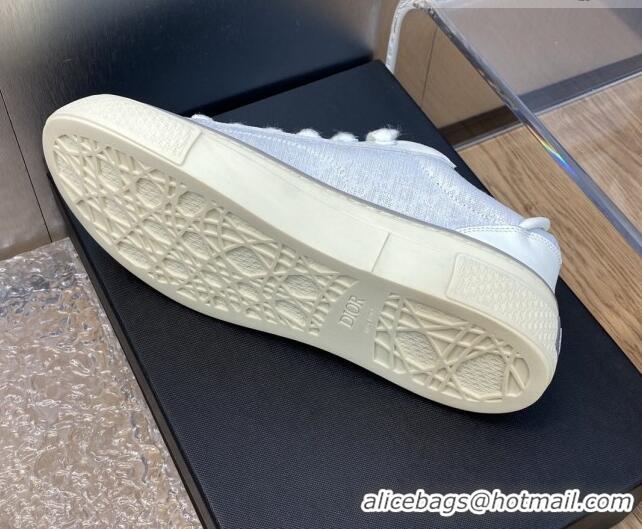 Big Discount Dior B33 Low-top Sneakers in White Oblique Jacquard and Leather 103090