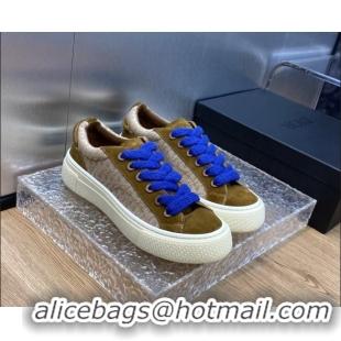 Pretty Style Dior B33 Low-top Sneakers in Oblique Jacquard and Suede Beige/Brown 103094