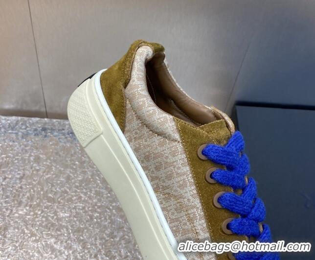 Pretty Style Dior B33 Low-top Sneakers in Oblique Jacquard and Suede Beige/Brown 103094