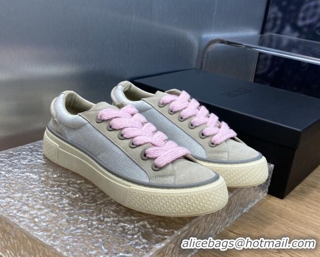 Unique Style Dior B33 Low-top Sneakers in Oblique Jacquard and Suede Grey/White 103096