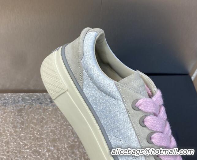 Unique Style Dior B33 Low-top Sneakers in Oblique Jacquard and Suede Grey/White 103096