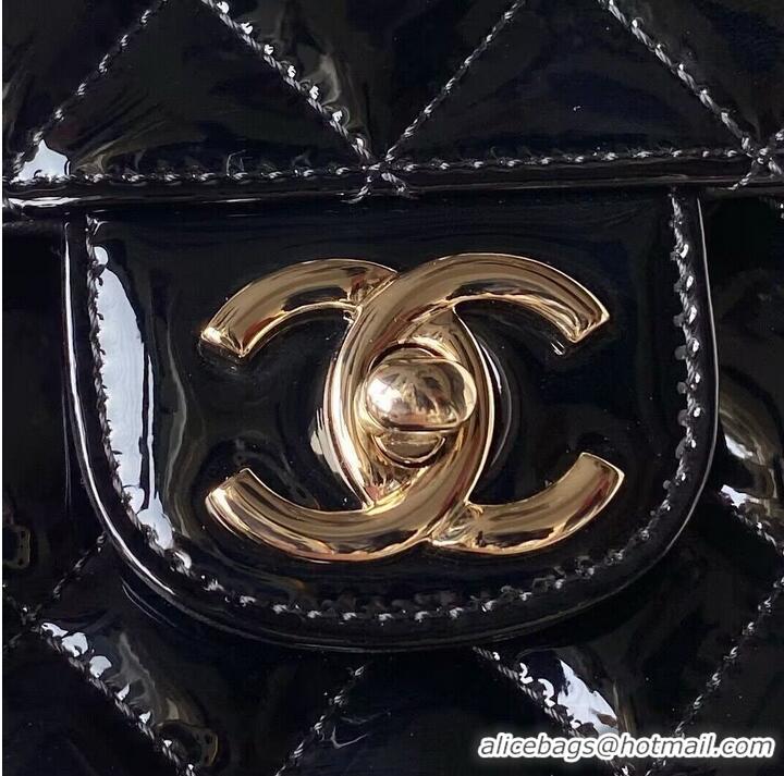 Top Quality Chanel 24C Original Leather Star Backpack Bag AS4649 Black