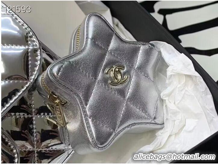 Promotional Chanel Mini Flap Bag & Star Coin Bag AS4646 Silver