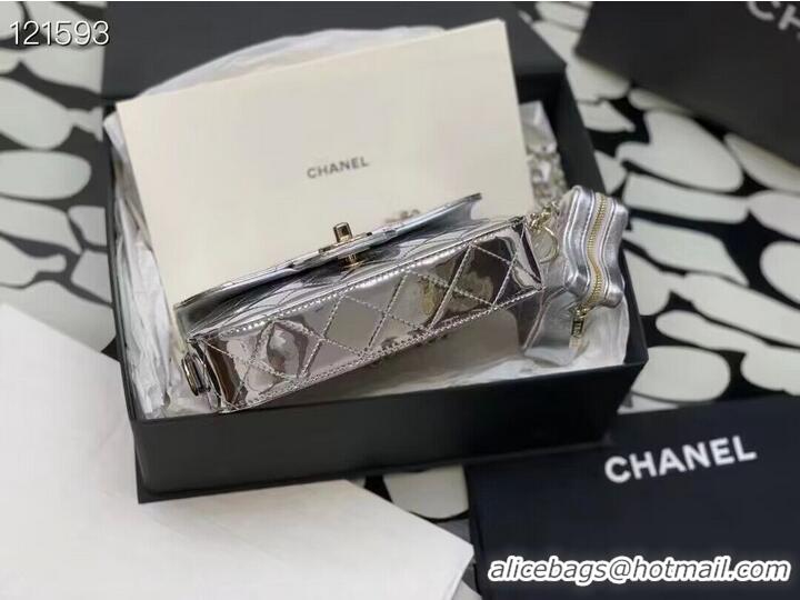 Promotional Chanel Mini Flap Bag & Star Coin Bag AS4646 Silver