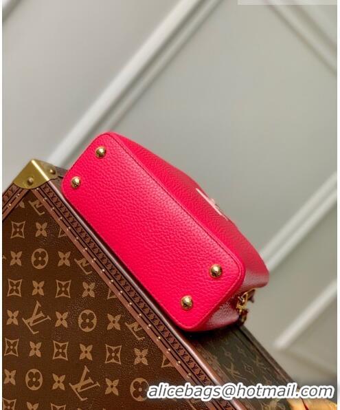 Traditional Specials Louis Vuitton Capucines Mini Bag in Taurillon Leather M21689 Rose/Pink