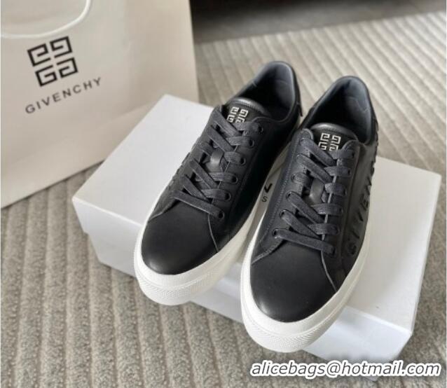 Shop Cheap Givenchy City Sport Sneakers in GIVENCHY Leather Black 401038