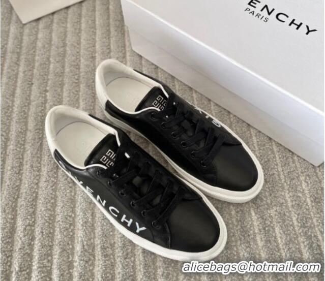 Stylish Givenchy City Sport Sneakers in GIVENCHY Leather Black1/White 401039