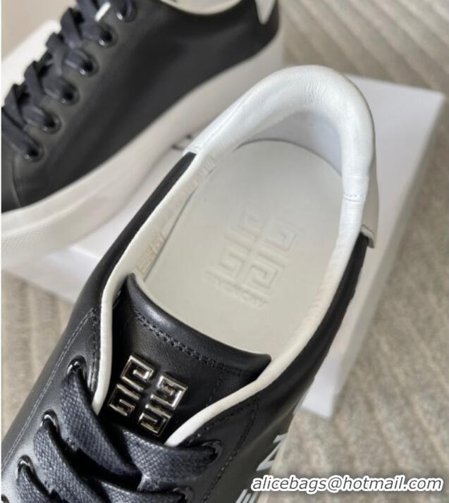 Stylish Givenchy City Sport Sneakers in GIVENCHY Leather Black1/White 401039