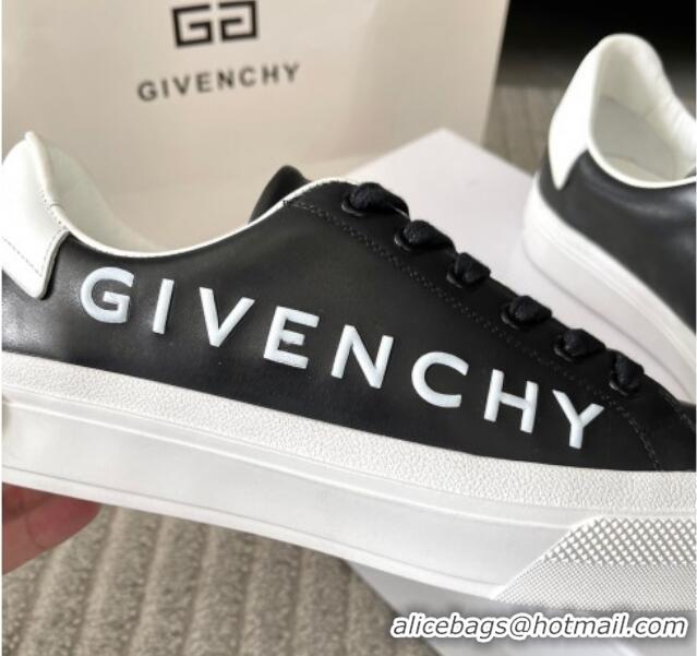 Stylish Givenchy City Sport Sneakers in GIVENCHY Leather Black1/White 401039