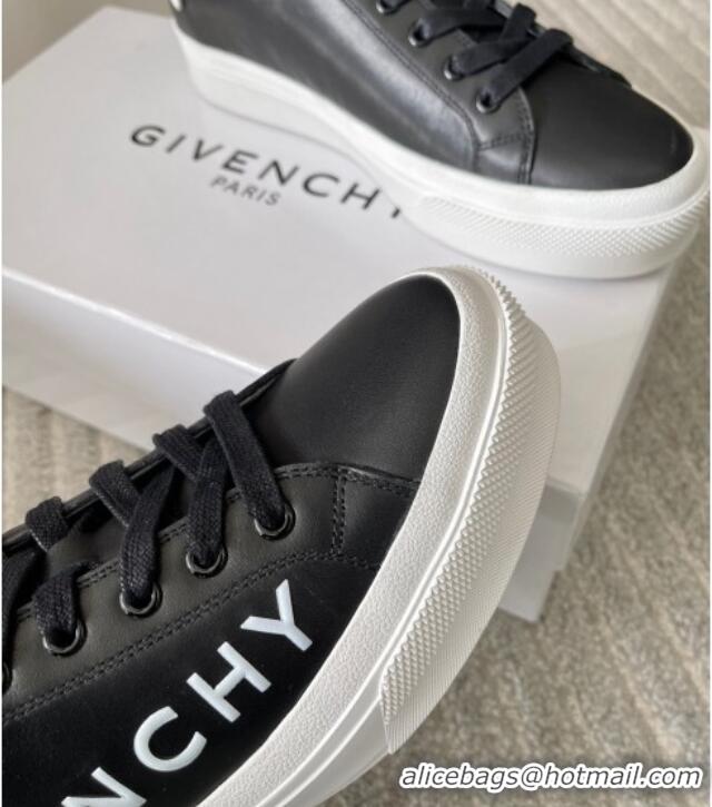 Stylish Givenchy City Sport Sneakers in GIVENCHY Leather Black1/White 401039