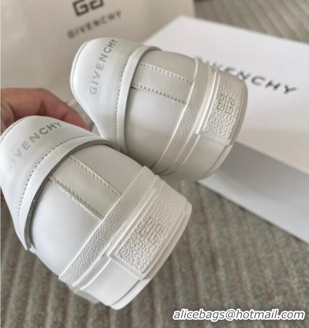 Top Design Givenchy City Sport Sneakers in GIVENCHY Leather All White 401040