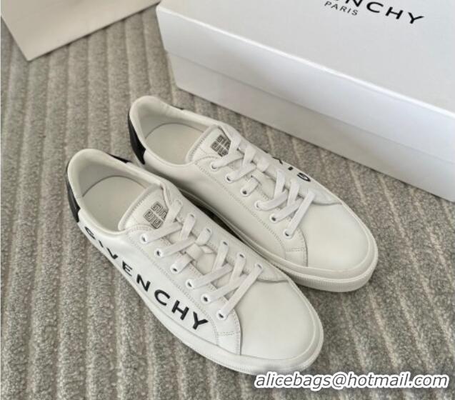 Good Product Givenchy City Sport Sneakers in GIVENCHY Leather White1 /Black 401041