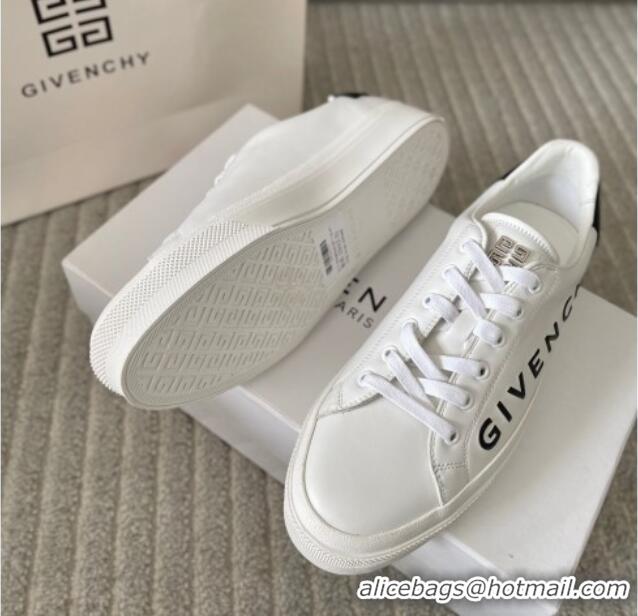 Good Product Givenchy City Sport Sneakers in GIVENCHY Leather White1 /Black 401041