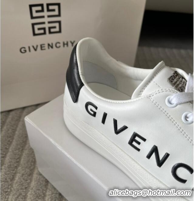 Good Product Givenchy City Sport Sneakers in GIVENCHY Leather White1 /Black 401041