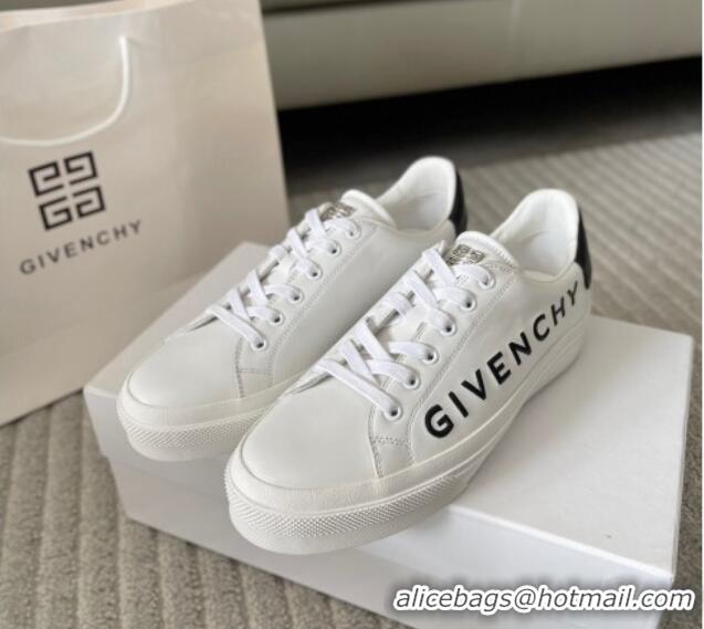 Good Product Givenchy City Sport Sneakers in GIVENCHY Leather White1 /Black 401041