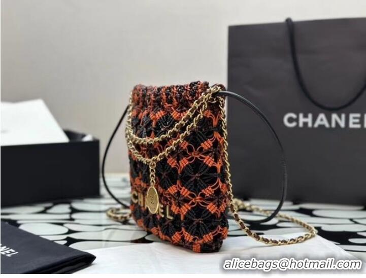 Top Grade CHANEL 22 MINI HANDBAG AS3980 Orange