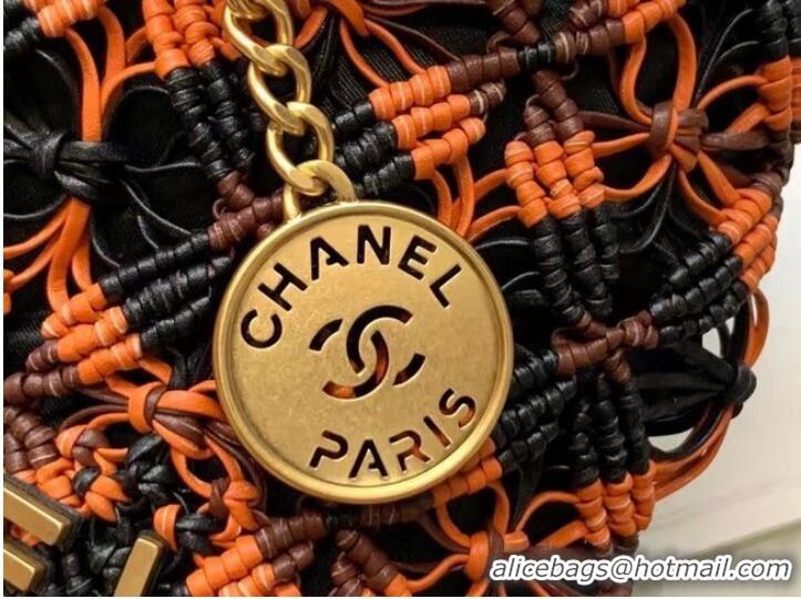 Top Grade CHANEL 22 MINI HANDBAG AS3980 Orange