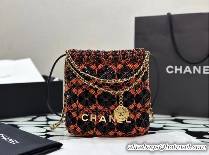 Top Grade CHANEL 22 MINI HANDBAG AS3980 Orange