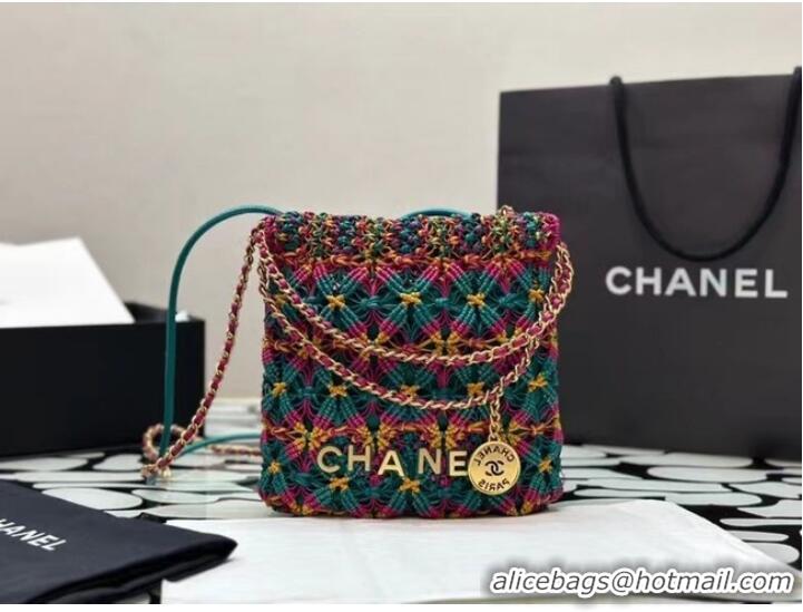 Buy Promotional CHANEL 22 MINI HANDBAG AS3980 Rainbow