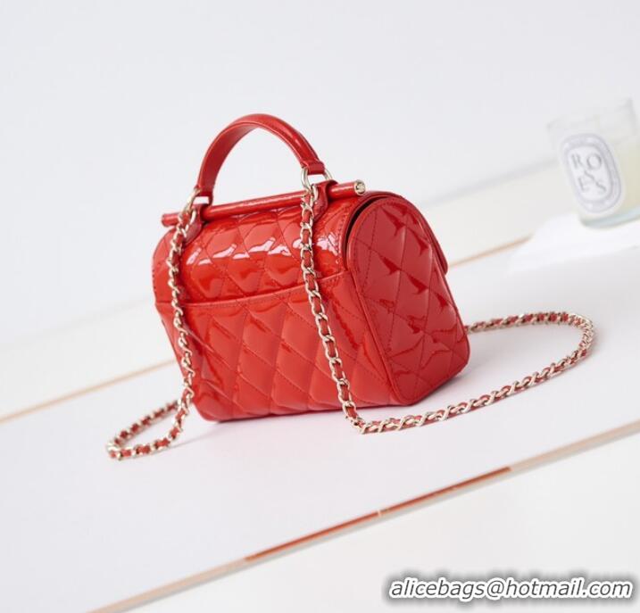 Good Looking Chanel SMALL BOX BAG AS4511 Red