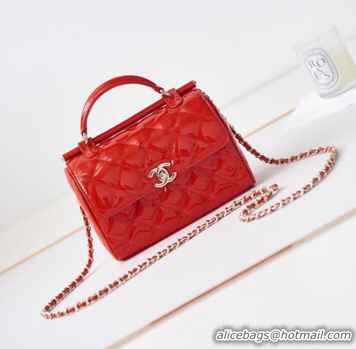 Good Looking Chanel SMALL BOX BAG AS4511 Red