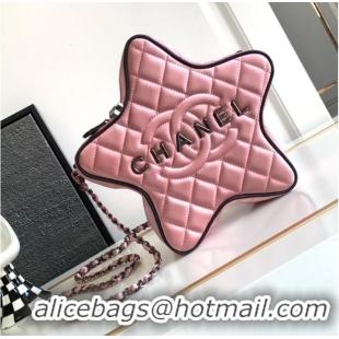 Promotional Chanel 24C Star Bag Satin AS4579 pink