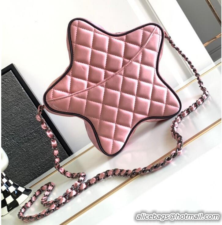 Promotional Chanel 24C Star Bag Satin AS4579 pink