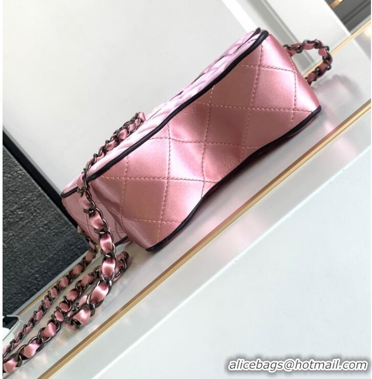 Promotional Chanel 24C Star Bag Satin AS4579 pink