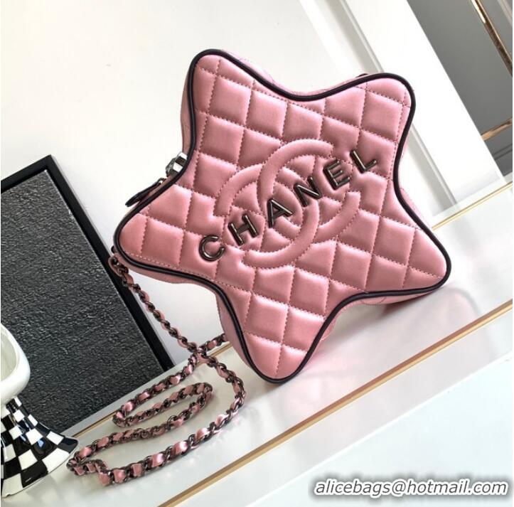 Promotional Chanel 24C Star Bag Satin AS4579 pink