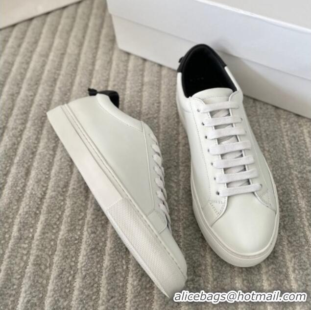 Good Quality Givenchy City Sport Sneakers in Smooth Leather with Logo Tab White/Black 401048