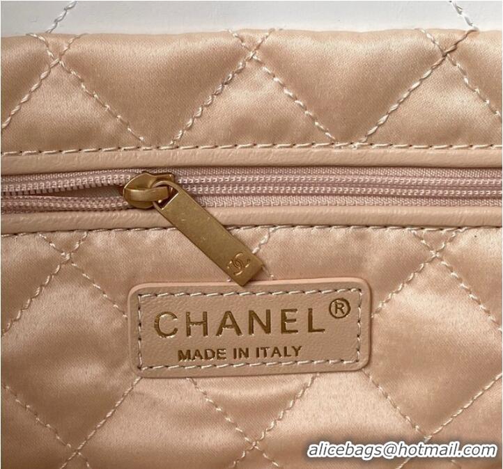 Fashion Discount CHANEL 22 HANDBAG Calfskin & Gold-Tone Metal AS3261 White