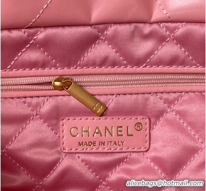 Best Price CHANEL 22 HANDBAG Calfskin & Gold-Tone Metal AS3261 Pink