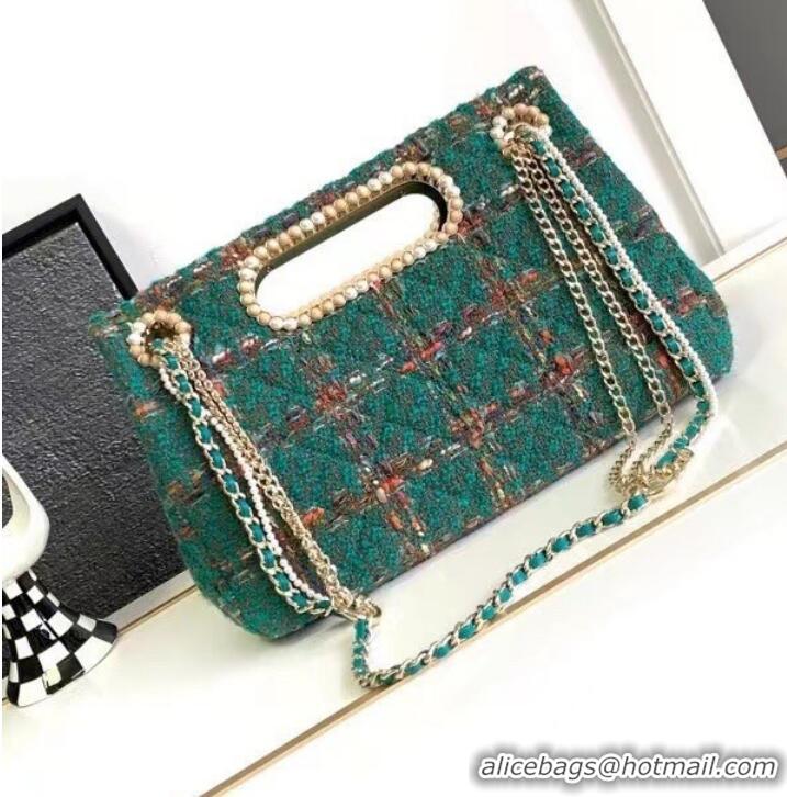 Top Quality Chanel CLASSIC HANDBAG AS4221 Green