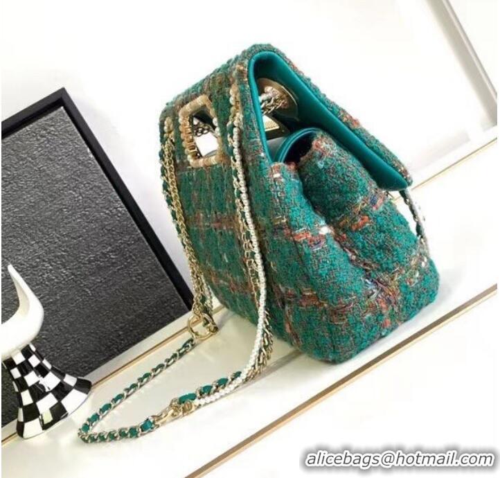 Top Quality Chanel CLASSIC HANDBAG AS4221 Green