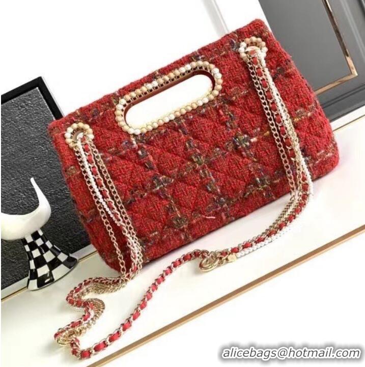 Super Quality Chanel CLASSIC HANDBAG AS4221 Red