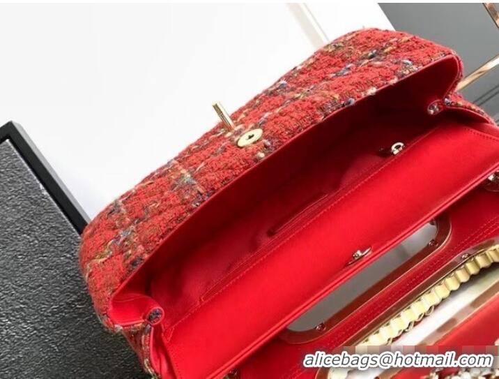 Super Quality Chanel CLASSIC HANDBAG AS4221 Red