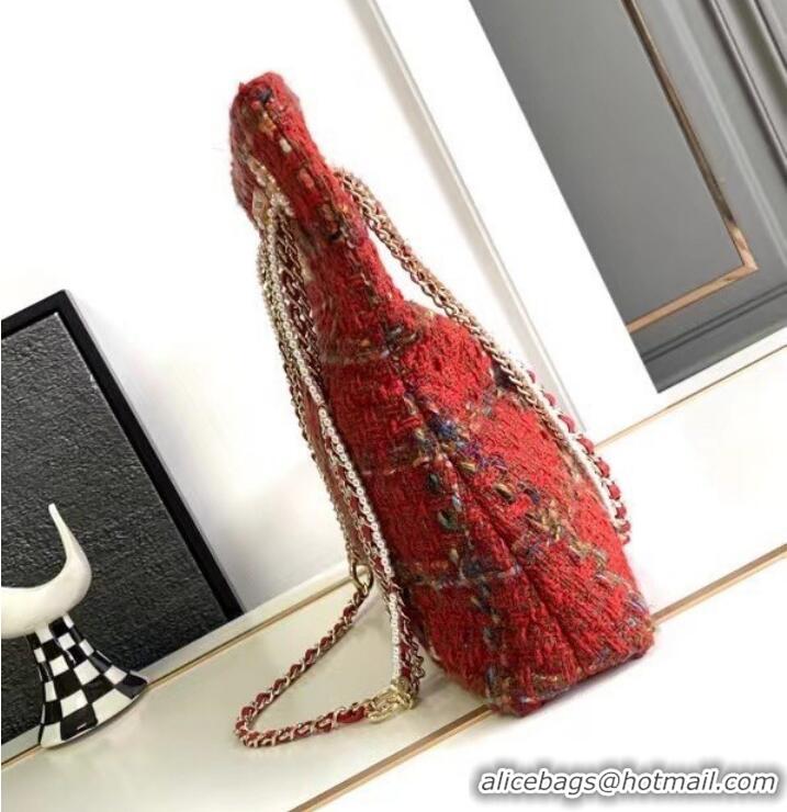 Traditional Discount Chanel CLASSIC HANDBAG AS4222 Red