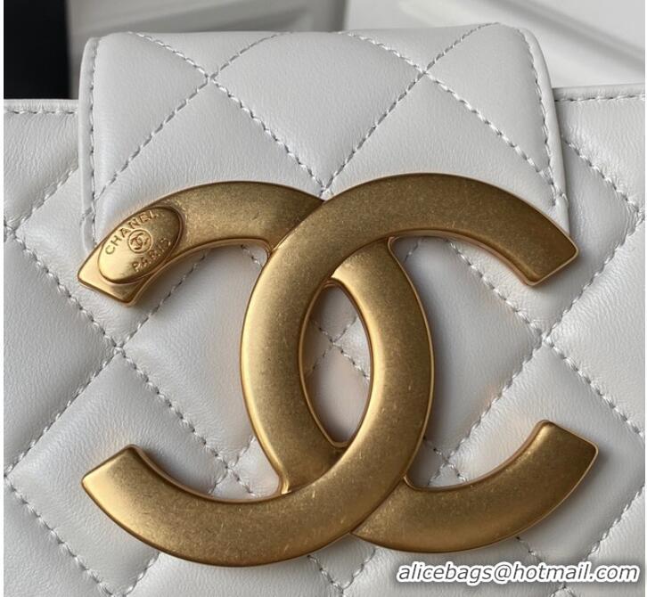 Pretty Style Chanel BAGUETTE BAG AS4611 White