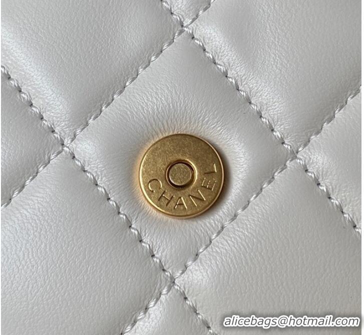 Pretty Style Chanel BAGUETTE BAG AS4611 White