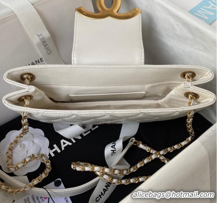 Pretty Style Chanel BAGUETTE BAG AS4611 White