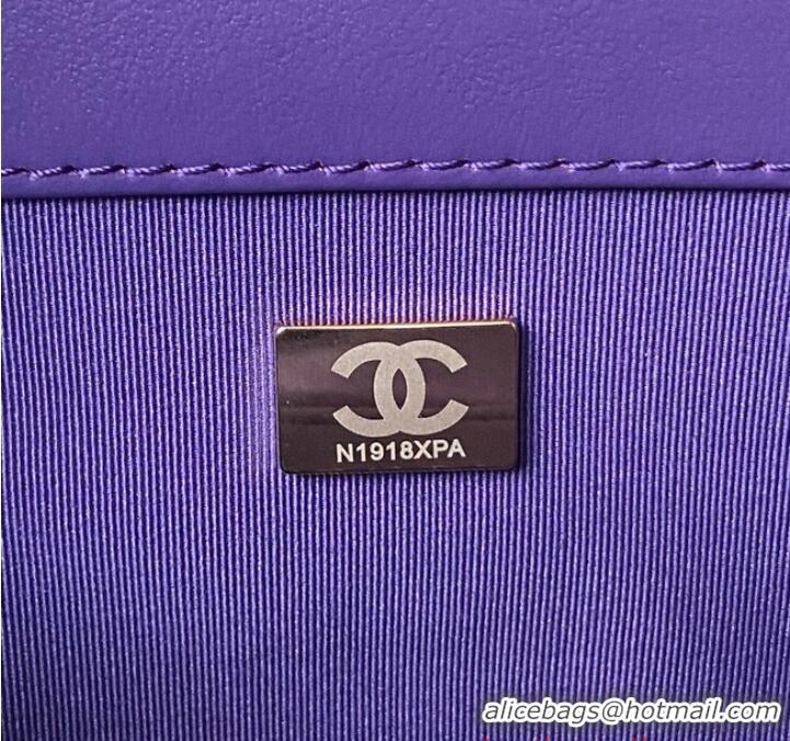 Best Price Chanel BAGUETTE BAG AS4611 Purple