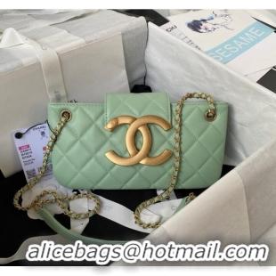 Low Cost Chanel BAGUETTE BAG AS4611 Green