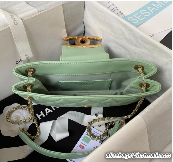 Low Cost Chanel BAGUETTE BAG AS4611 Green