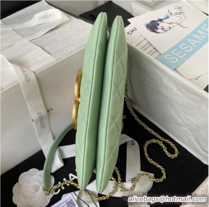 Low Cost Chanel BAGUETTE BAG AS4611 Green