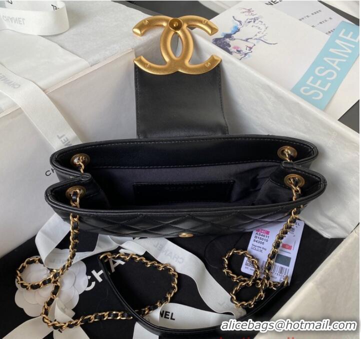 Top Grade Chanel BAGUETTE BAG AS4611 Black