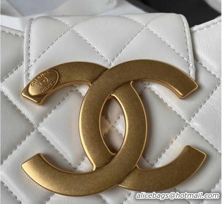 Buy Cheapest Chanel MESSENGER BAG AS4610 White